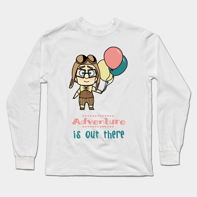 Adventure is out there Long Sleeve T-Shirt by maira_artwork